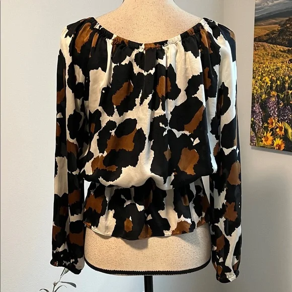 MICHAEL Michael KORS Silk Blouson Top - Picture 10 of 13